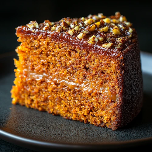 Foto de um bolo de banana fit com aveia e canela